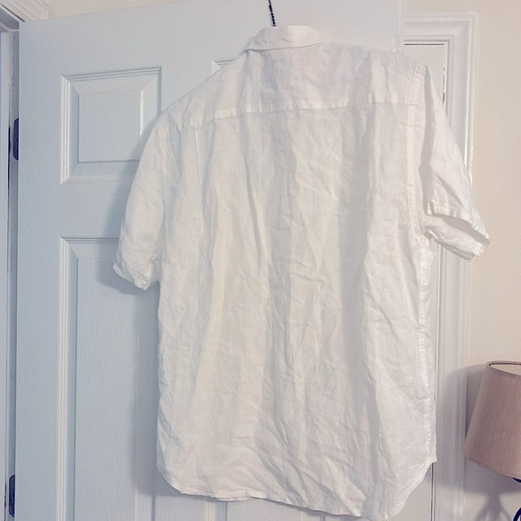 Men’s Tommy Bahama White Linen Shirt Worn Once SzMedium - Picture 5 of 5